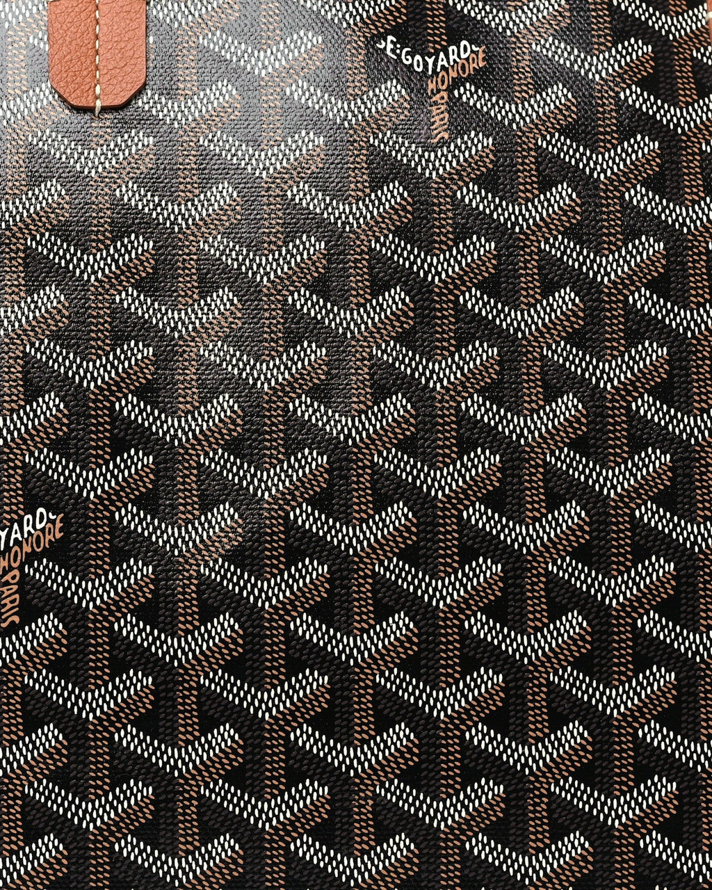 Chien Gris Pet Carrier in black & tan, detail