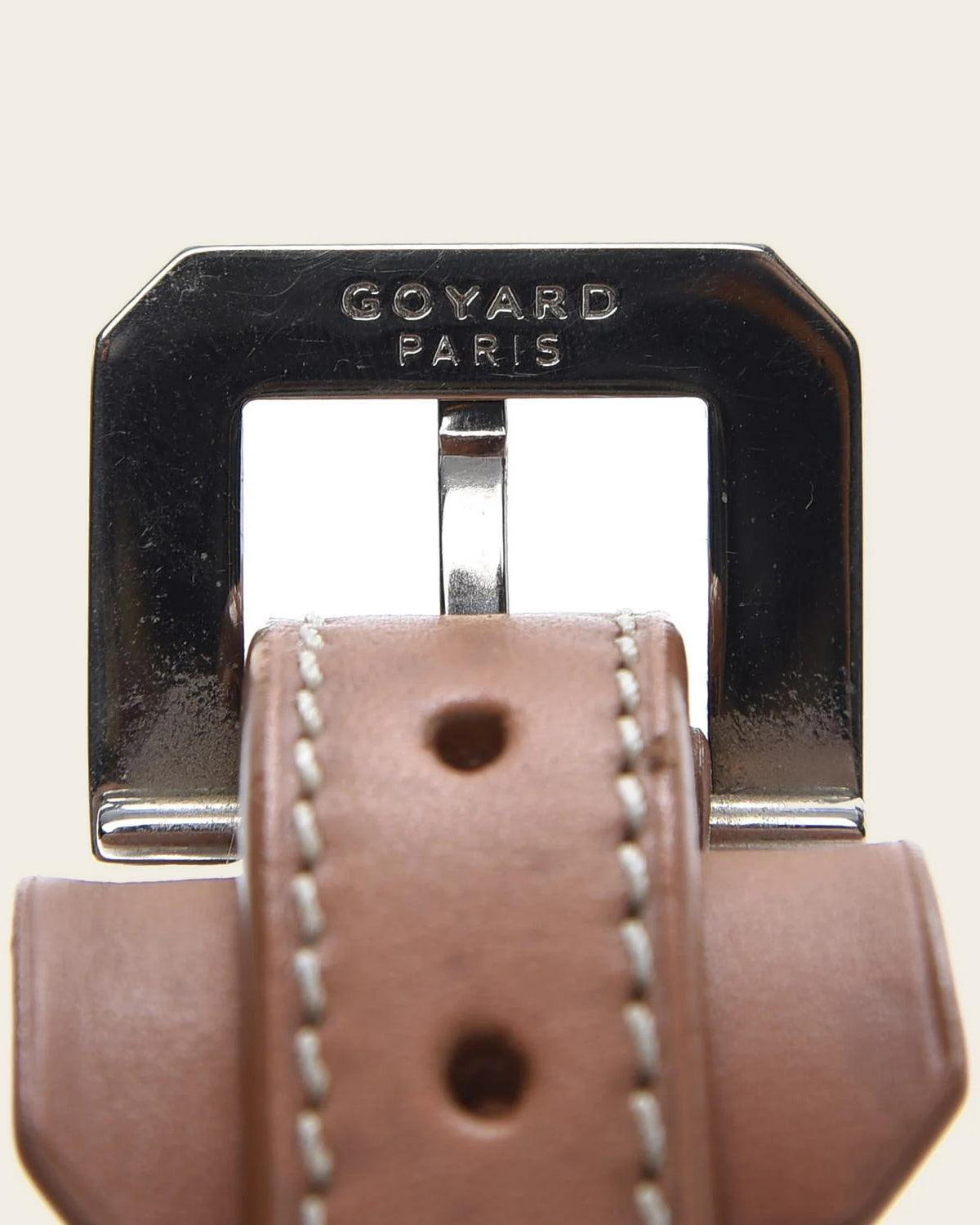 Edmond Collar in black & tan, detail
