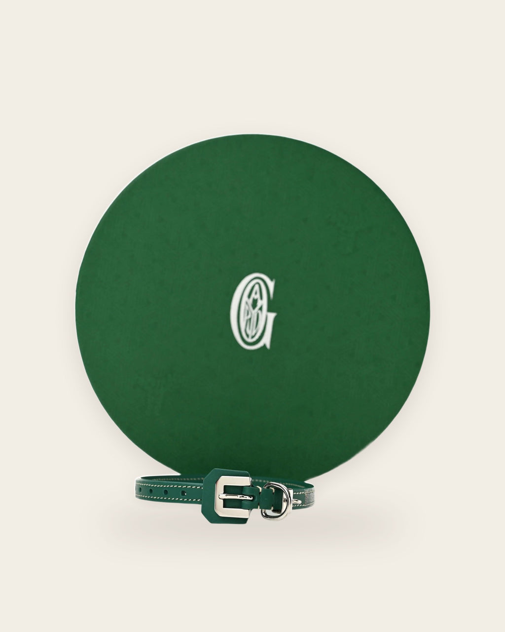 Edmond Collar in green, alternate view