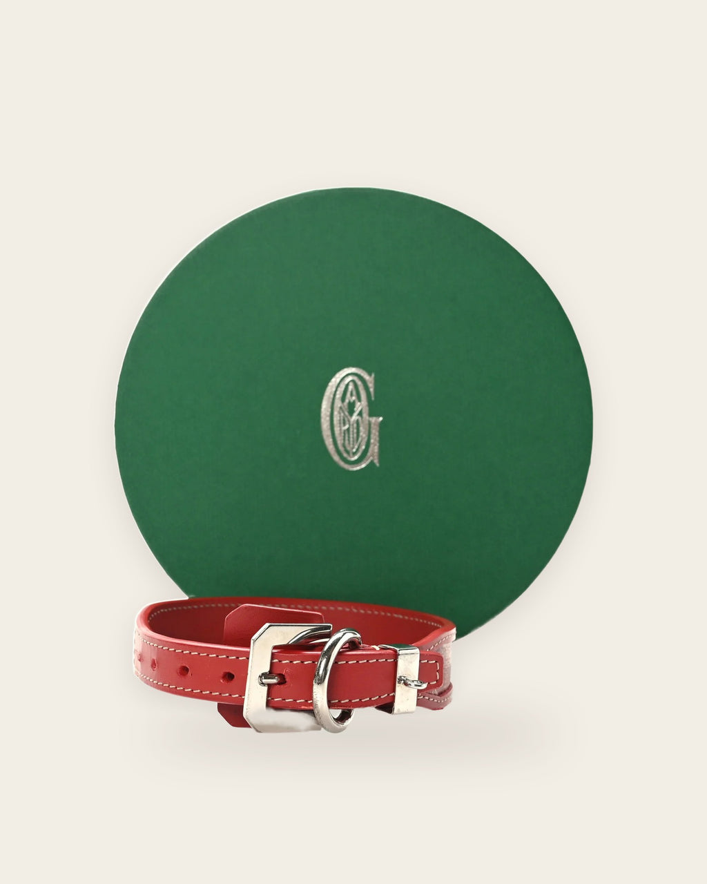 Edmond Collar in red, alternate view