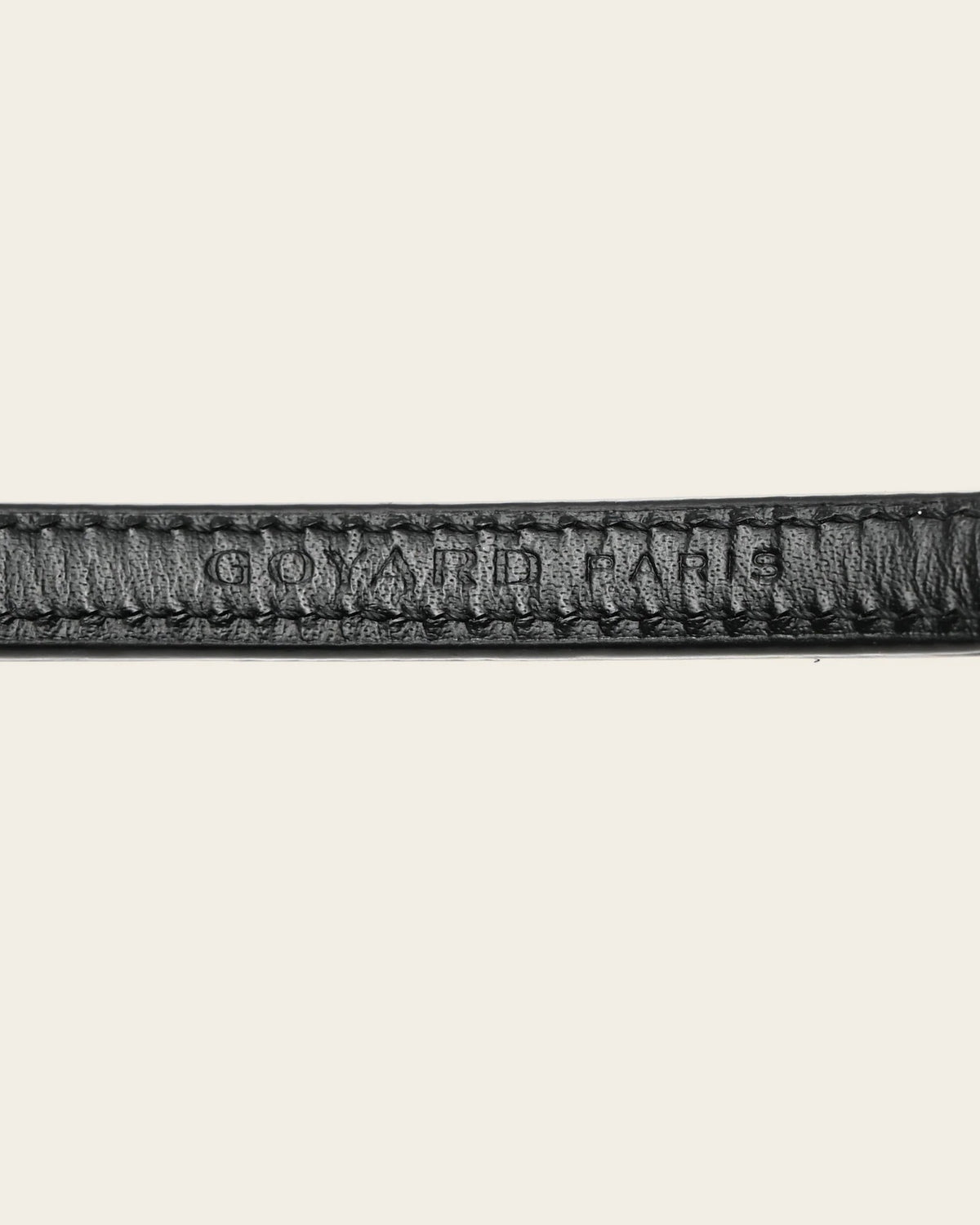 Oscar Collar in black & tan, detail