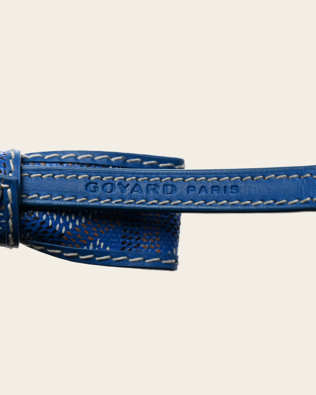 Oscar Collar in sky blue, detail