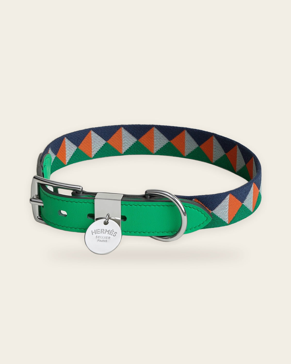 Médor Dog Collar in green