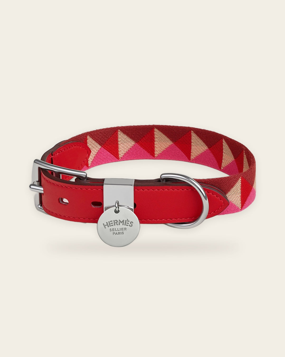 Médor Dog Collar in red