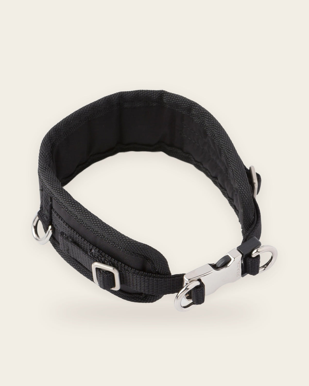 Prada Re-Nylon Dog Collar in black, alternate view