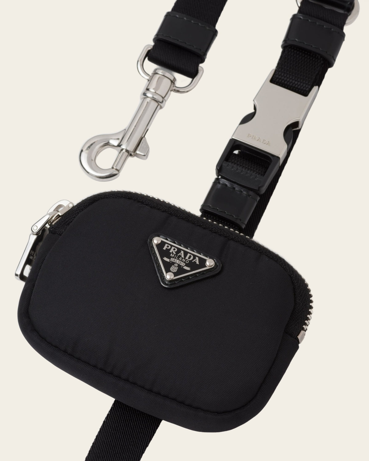 Prada Re-Nylon Dog Leash, alternate view