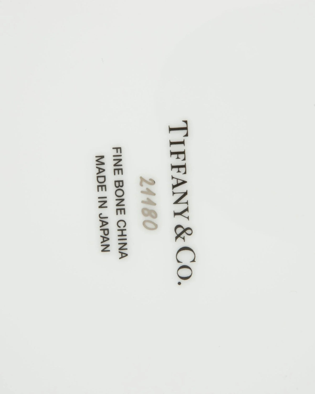 Tiffany & Co. Bone China Dog Bowl, detail